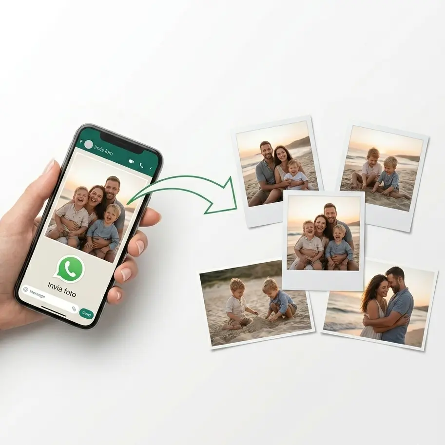stampa diretta da whatsapp